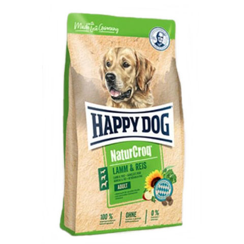 Happy Dog N-Croq LAMM Reis Száraztáp Kutya 15 kg